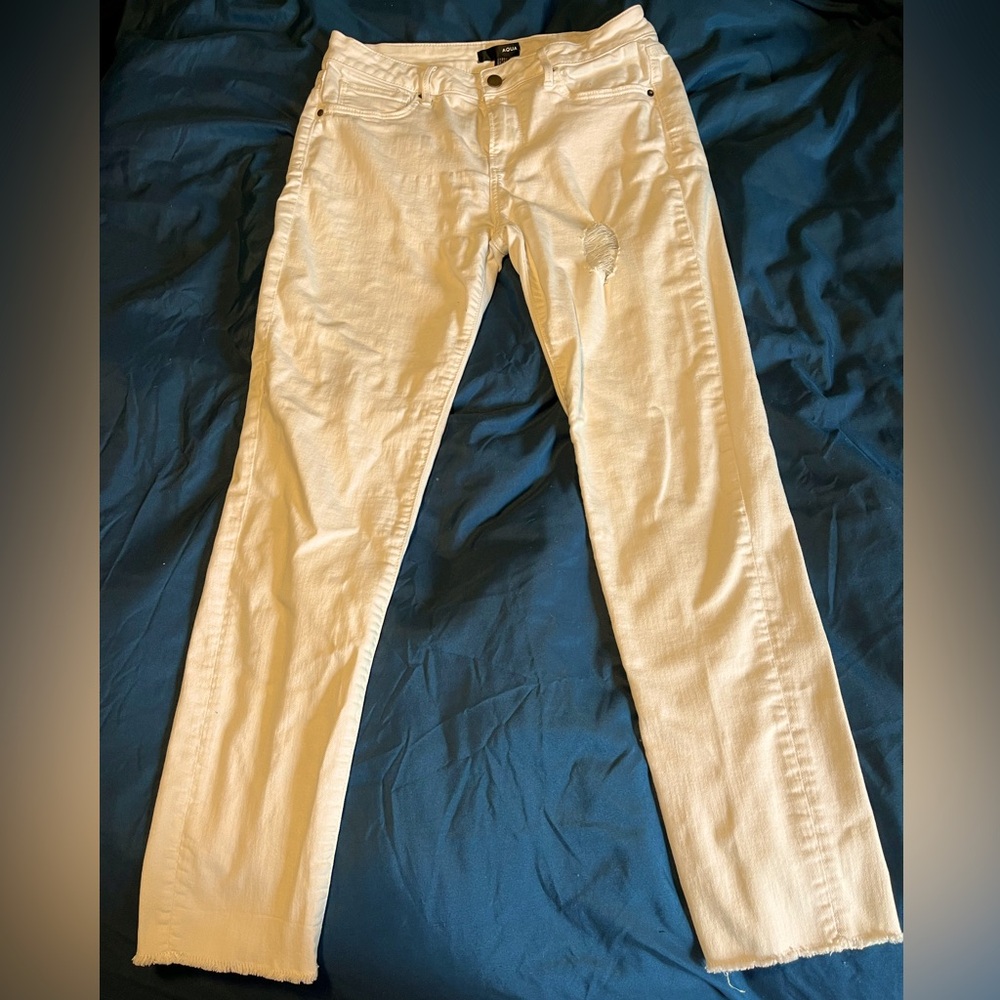 Aqua White Jeans